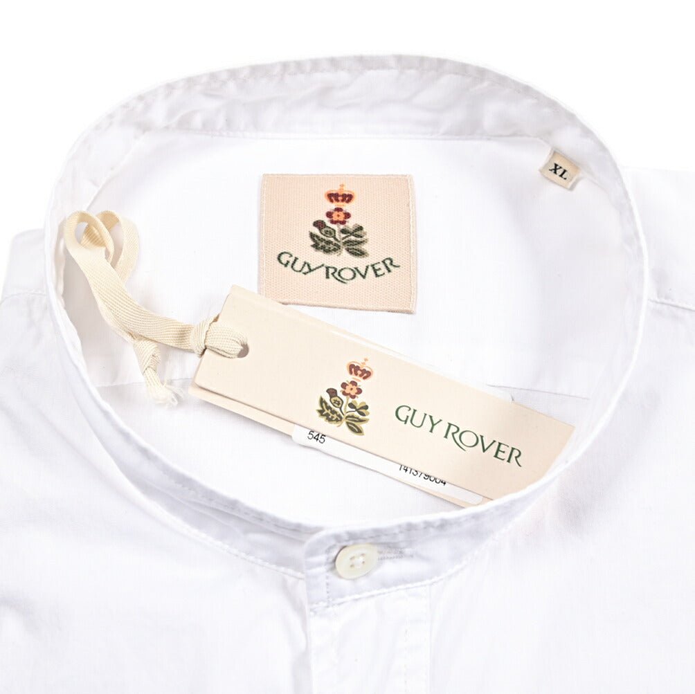 26SS GUY ROVER コットン100% バンドカラープルオーバーシャツ｜429646｜GUARDAROBA MILANO OFFICIAL STORE