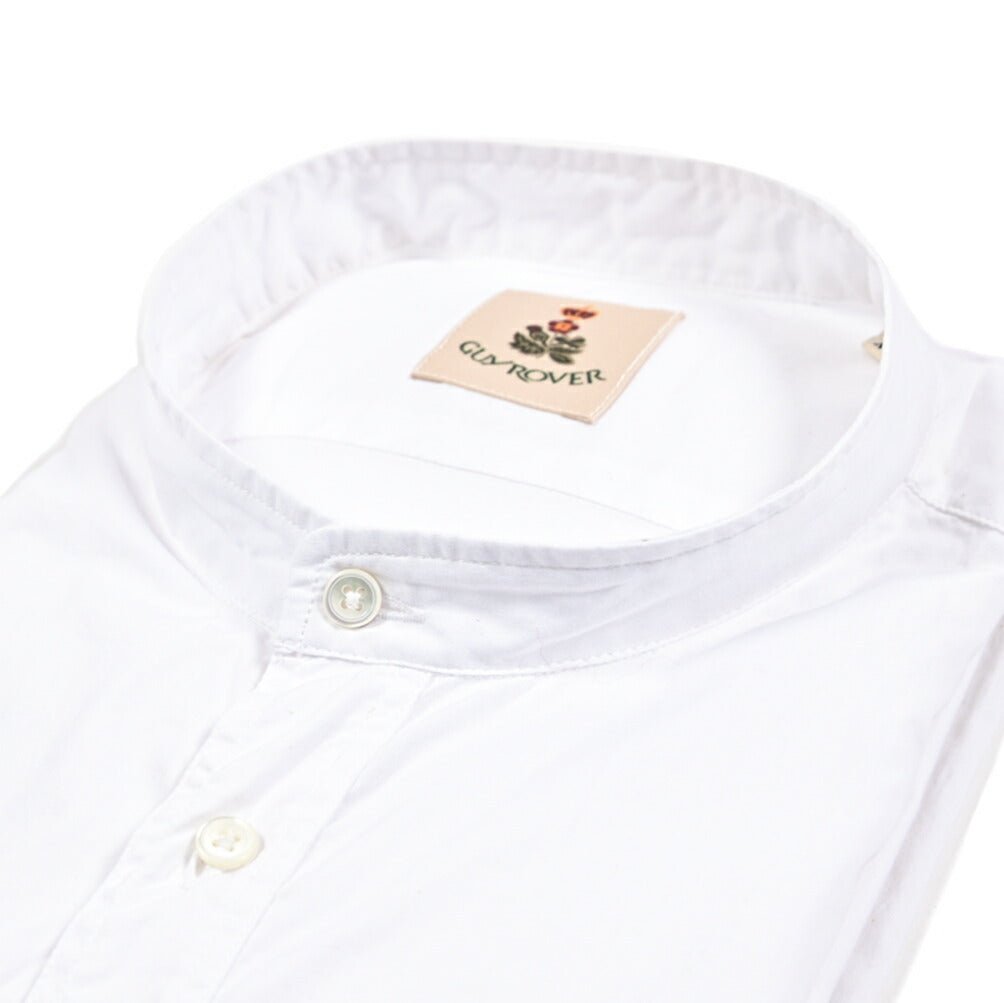 26SS GUY ROVER コットン100% バンドカラープルオーバーシャツ｜429646｜GUARDAROBA MILANO OFFICIAL STORE