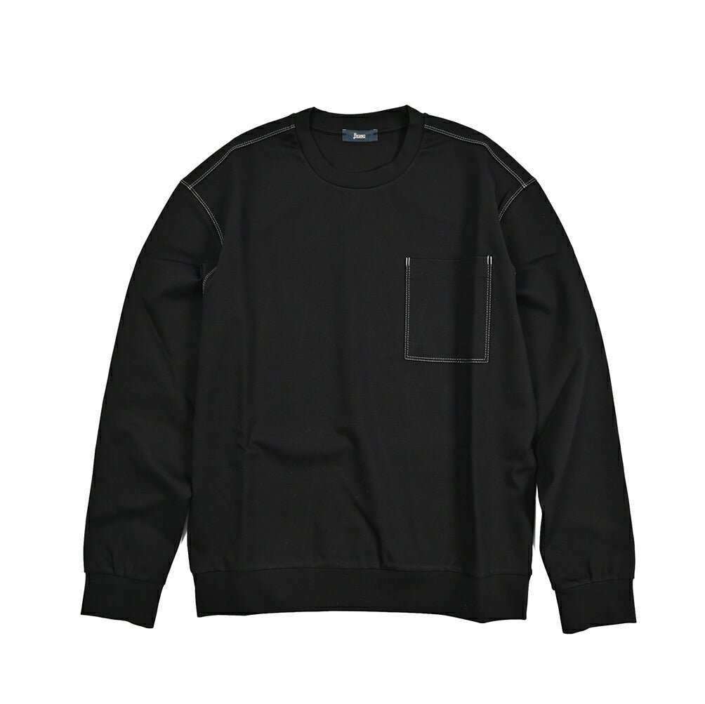 HERNO ヘルノ / ストレッチコットン スウェットシャツ / メンズ / 26SS