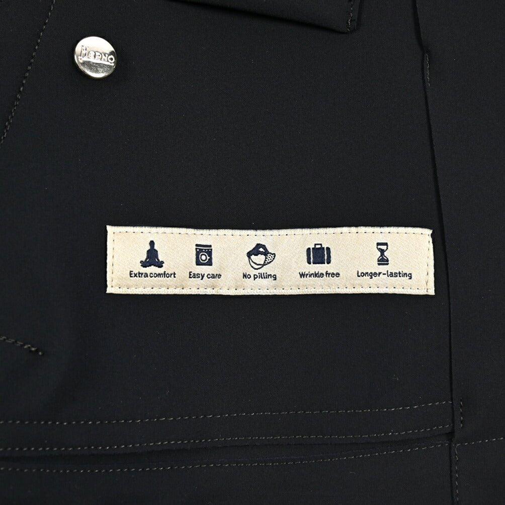 【レディース】26SS HERNO FIRST - ACT ストレッチナイロン フーディージャケット｜435777-36｜GUARDAROBA MILANO OFFICIAL STORE