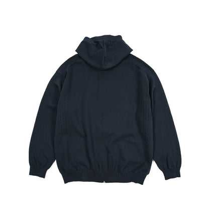 26SS HERNO "Laminar" コットンニット ジップパーカー ネイビー XS | GUARDAROBA MILANO OFFICIAL STORE