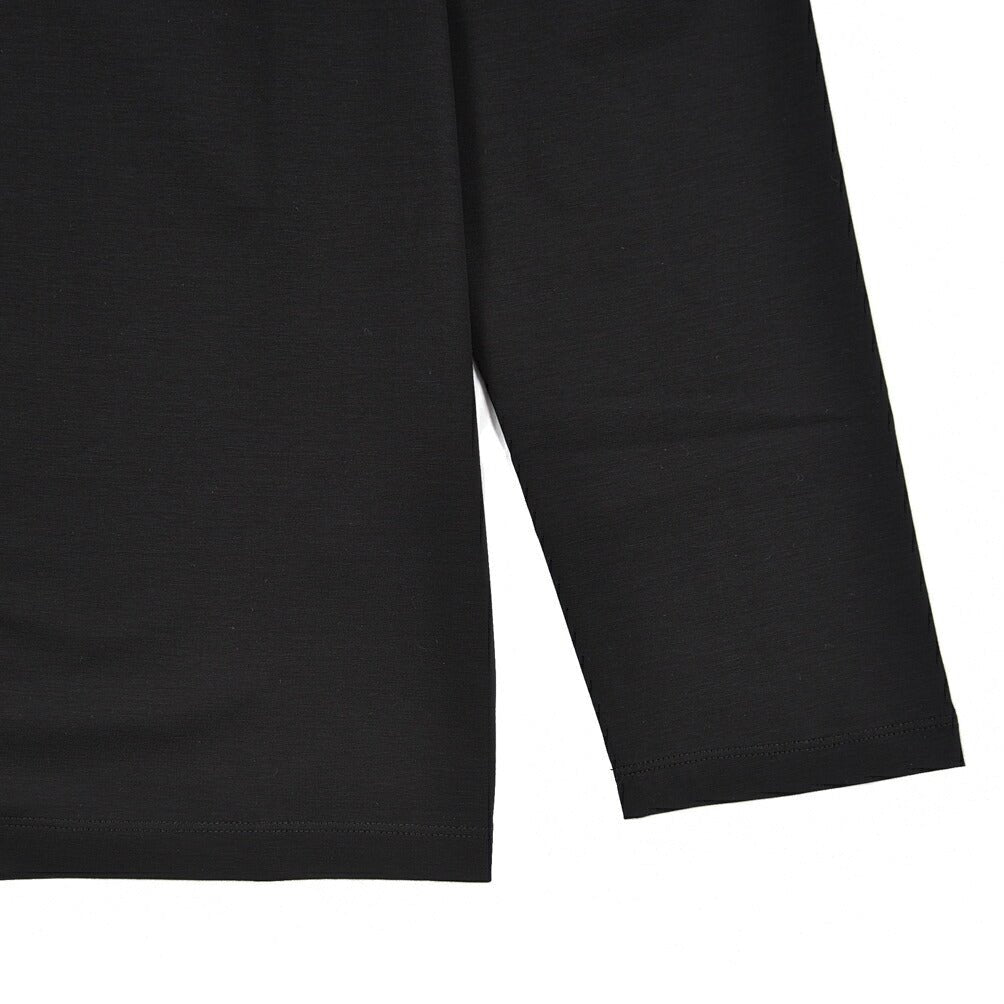 26SS HERNO ストレッチコットン 長袖Tシャツ ブラック S | GUARDAROBA MILANO OFFICIAL STORE
