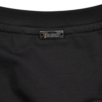 26SS HERNO ストレッチコットン 長袖Tシャツ ブラック S | GUARDAROBA MILANO OFFICIAL STORE