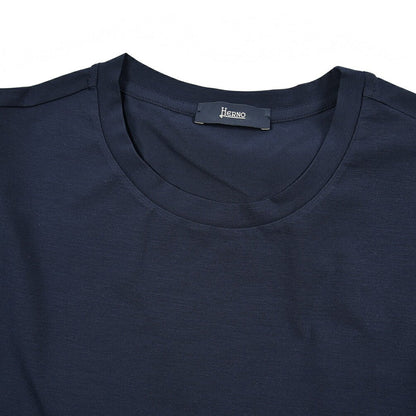 26SS HERNO ストレッチコットン 長袖Tシャツ ネイビー S | GUARDAROBA MILANO OFFICIAL STORE
