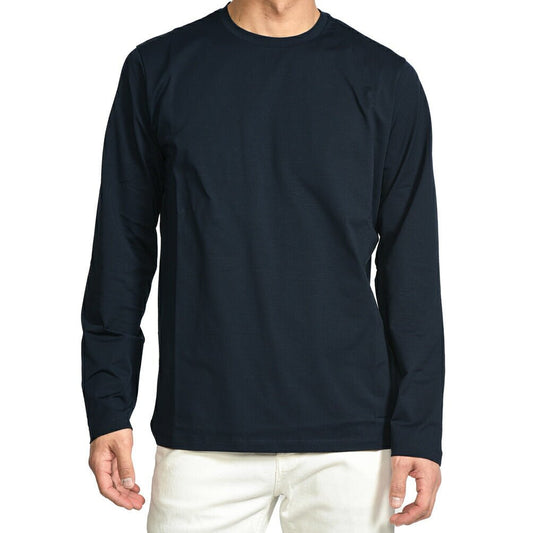 26SS HERNO ストレッチコットン 長袖Tシャツ ネイビー S | GUARDAROBA MILANO OFFICIAL STORE
