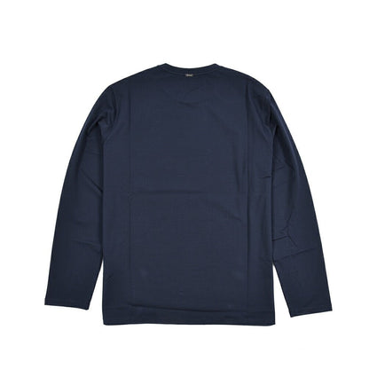 26SS HERNO ストレッチコットン 長袖Tシャツ ネイビー S | GUARDAROBA MILANO OFFICIAL STORE