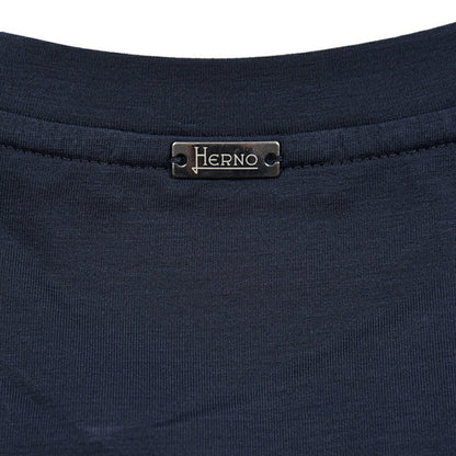26SS HERNO ストレッチコットン 長袖Tシャツ ネイビー S | GUARDAROBA MILANO OFFICIAL STORE