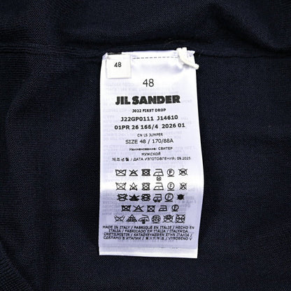 26SS JIL SANDER ヴァージンウール100% ハイゲージニットセーター｜435389-46｜GUARDAROBA MILANO OFFICIAL STORE