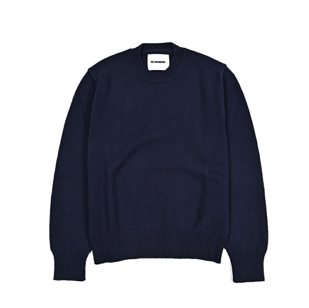 26SS JIL SANDER コットン100% ミドルゲージニットセーター｜435397-48｜GUARDAROBA MILANO OFFICIAL STORE