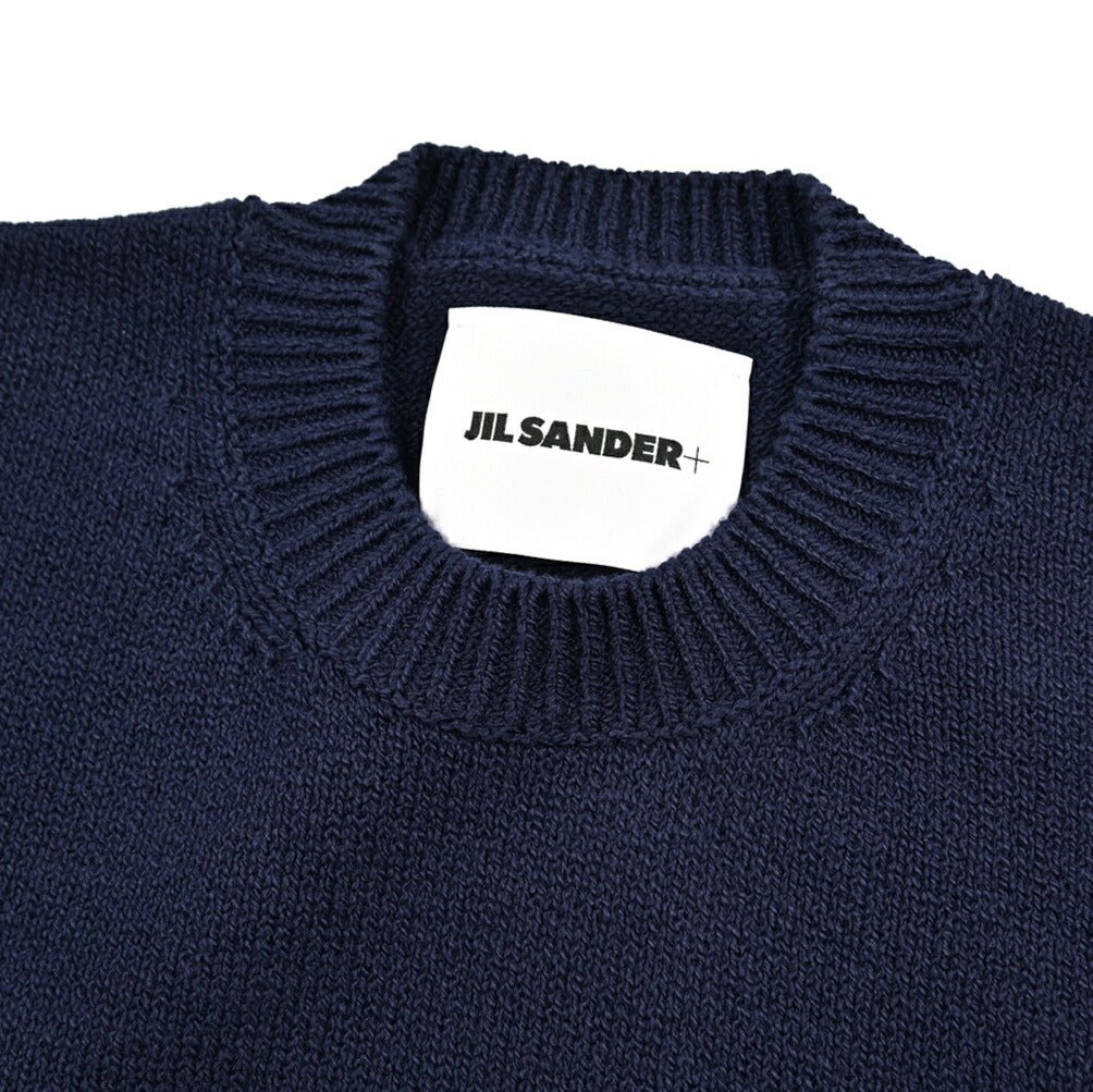 26SS JIL SANDER コットン100% ミドルゲージニットセーター｜435397-48｜GUARDAROBA MILANO OFFICIAL STORE