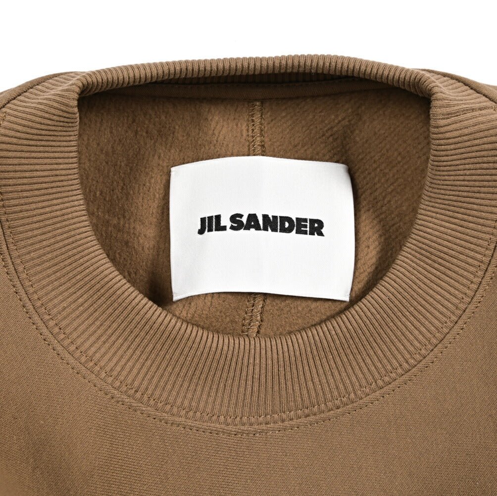 26SS JIL SANDER コットン100% 半袖スウェットシャツ 裏起毛｜435805-S｜GUARDAROBA MILANO OFFICIAL STORE