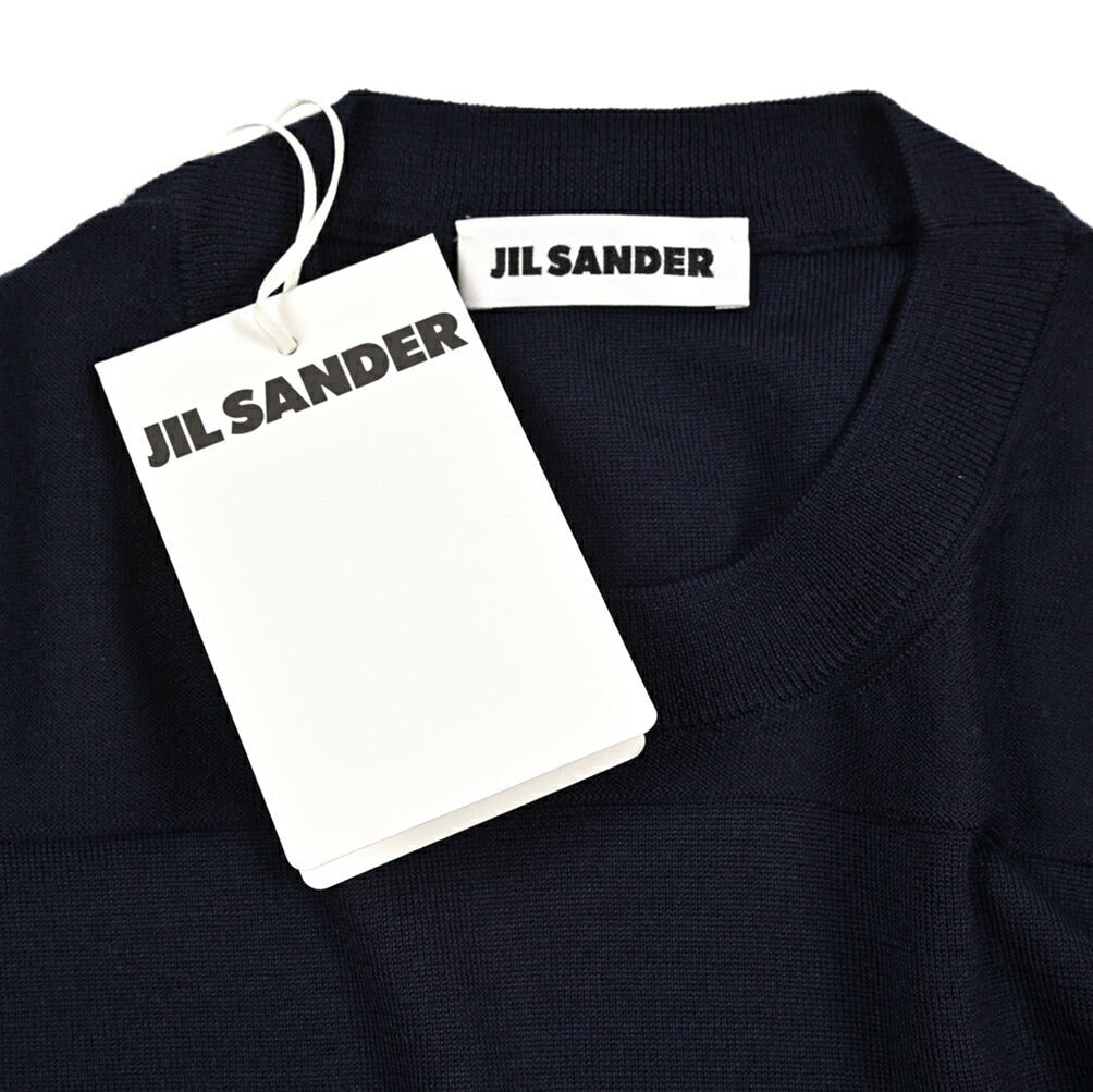 26SS JIL SANDER ヴァージンウール100% 半袖ニットTシャツ｜435401-48｜GUARDAROBA MILANO OFFICIAL STORE