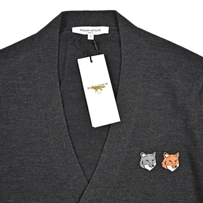 26SS MAISON KITSUNE エクストラファインメリノウール100% ミドルゲージニットカーディガン｜435832-XS｜GUARDAROBA MILANO OFFICIAL STORE