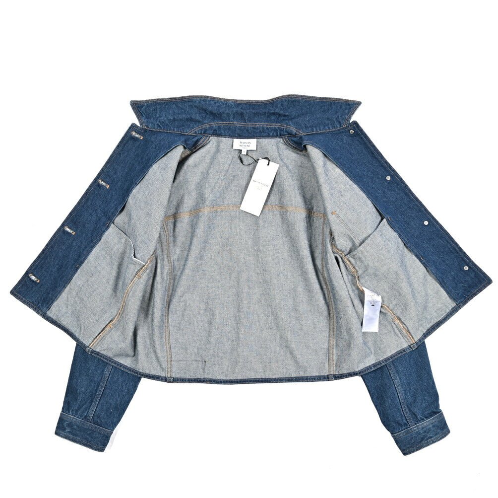 26SS MAISON KITSUNE コットン100%デニム クロップドジャケット｜436964-XS｜GUARDAROBA MILANO OFFICIAL STORE