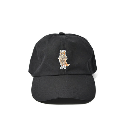 26SS MAISON KITSUNE コットン100% ベースボールキャップ 帽子 ブラック(BLACK) 55〜60cm×10.5cm×7cm | GUARDAROBA MILANO OFFICIAL STORE
