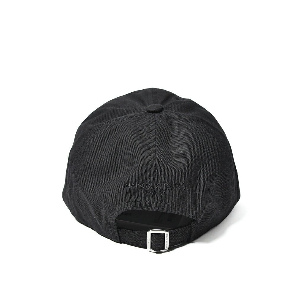 26SS MAISON KITSUNE コットン100% ベースボールキャップ 帽子 ブラック(BLACK) 55〜60cm×10.5cm×7cm | GUARDAROBA MILANO OFFICIAL STORE