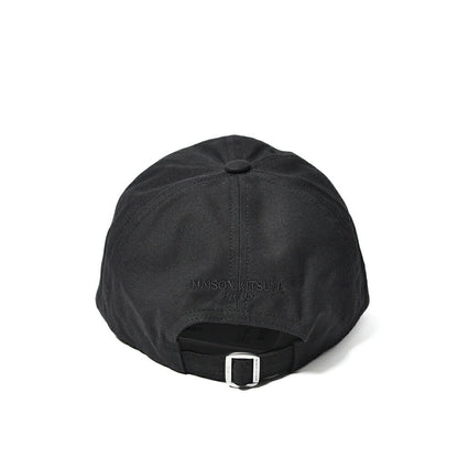 26SS MAISON KITSUNE コットン100% ベースボールキャップ 帽子 ブラック(BLACK) 55〜60cm×10.5cm×7cm | GUARDAROBA MILANO OFFICIAL STORE