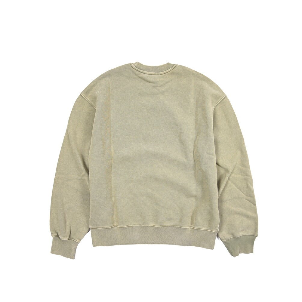 26SS MAISON KITSUNE オーガニックコットン100% スウェットシャツ / コンフォートフィット グリーン(FADED LAUREL GREEN) XS | GUARDAROBA MILANO OFFICIAL STORE
