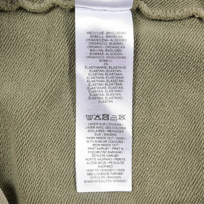 26SS MAISON KITSUNE オーガニックコットン100% スウェットシャツ / コンフォートフィット グリーン(FADED LAUREL GREEN) XS | GUARDAROBA MILANO OFFICIAL STORE