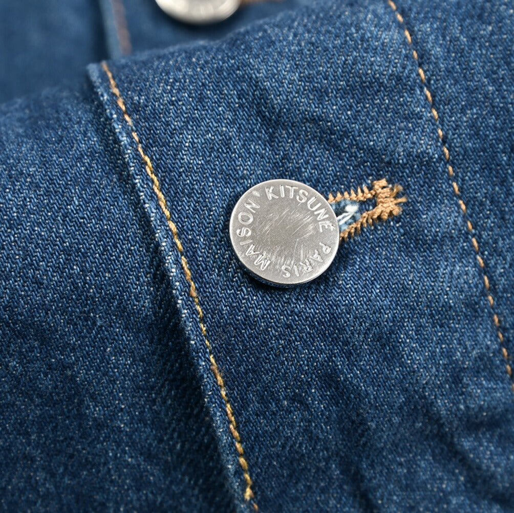 26SS MAISON KITSUNE コットン100% デニムジャケット Gジャン｜436717-XS｜GUARDAROBA MILANO OFFICIAL STORE