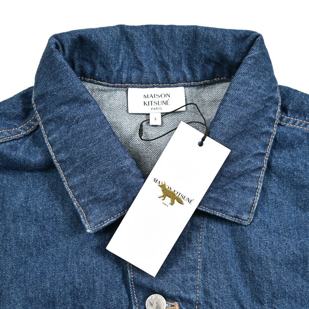 26SS MAISON KITSUNE コットン100% デニムジャケット Gジャン｜436717-XS｜GUARDAROBA MILANO OFFICIAL STORE