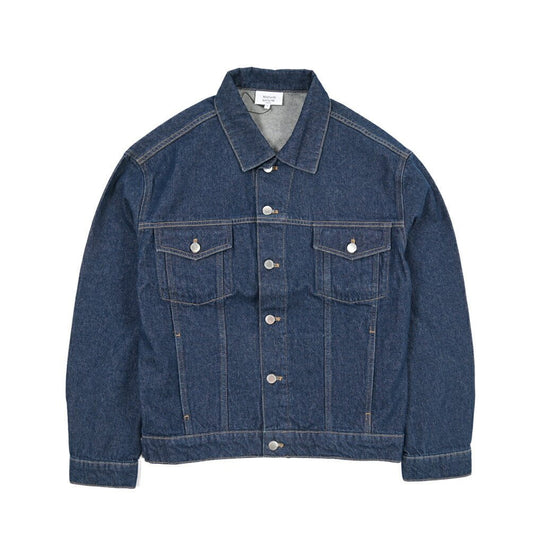 26SS MAISON KITSUNE コットン100% デニムジャケット / Gジャン ネイビー XS | GUARDAROBA MILANO OFFICIAL STORE