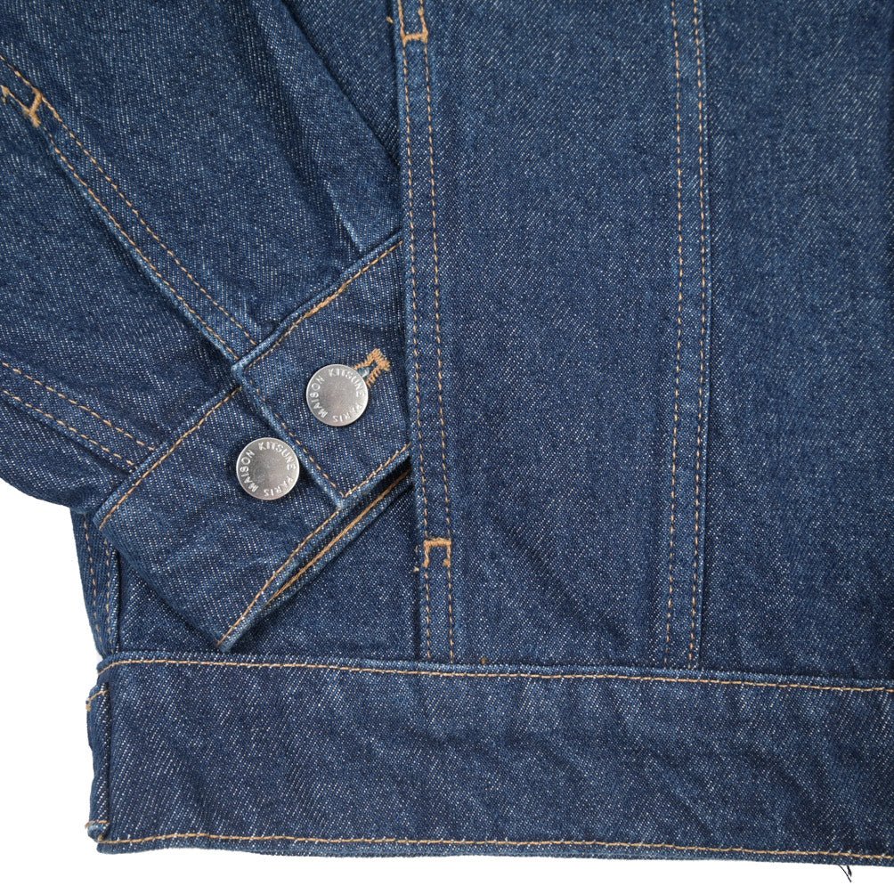 26SS MAISON KITSUNE コットン100% デニムジャケット / Gジャン ネイビー XS | GUARDAROBA MILANO OFFICIAL STORE