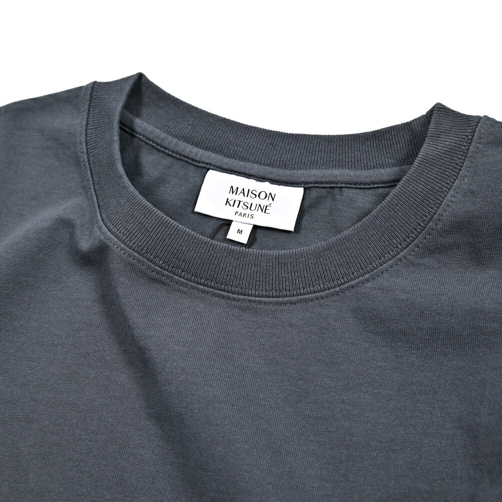 26SS MAISON KITSUNE オーガニックコットン100% クルーネック半袖Tシャツ コンフォートフィット｜436120-XS｜GUARDAROBA MILANO OFFICIAL STORE