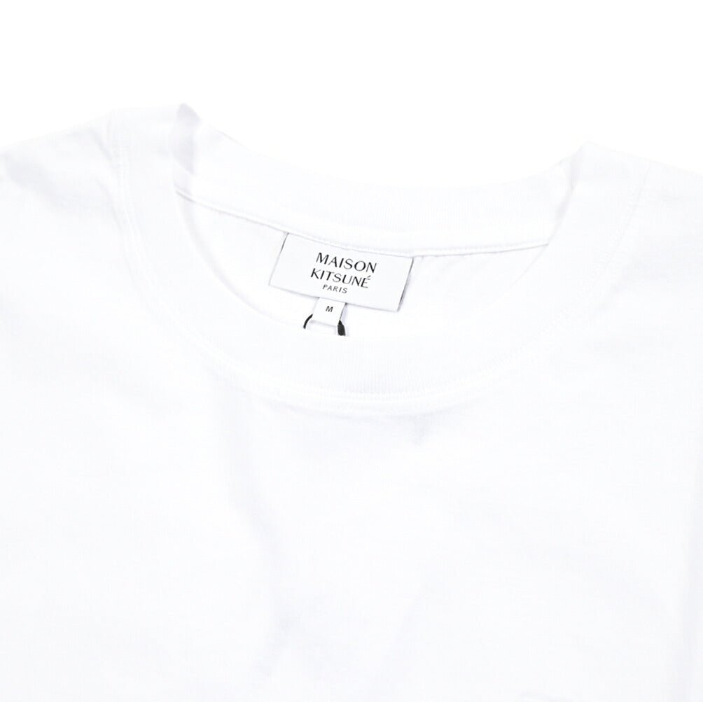 26SS MAISON KITSUNE オーガニックコットン100% クルーネック半袖Tシャツ コンフォートフィット｜436135-XS｜GUARDAROBA MILANO OFFICIAL STORE