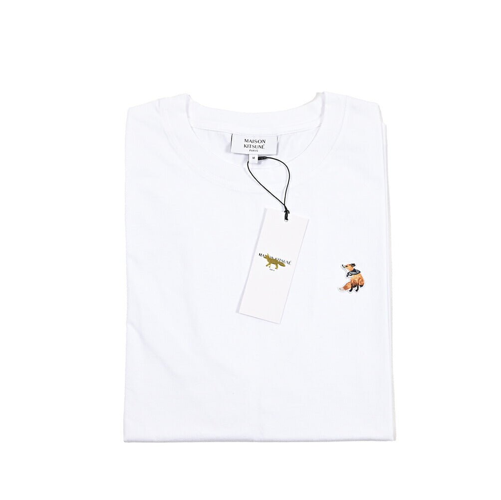 26SS MAISON KITSUNE オーガニックコットン100% クルーネック半袖Tシャツ コンフォートフィット｜436135-XS｜GUARDAROBA MILANO OFFICIAL STORE