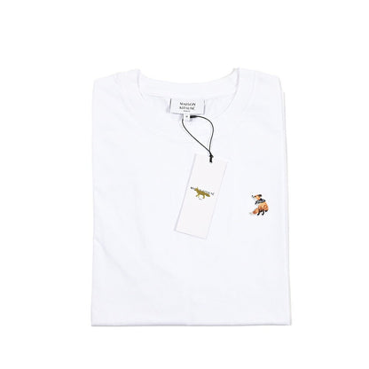 26SS MAISON KITSUNE オーガニックコットン100% クルーネック半袖Tシャツ コンフォートフィット｜436135-XS｜GUARDAROBA MILANO OFFICIAL STORE