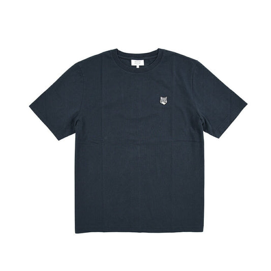 26SS MAISON KITSUNE オーガニックコットン100% 半袖Tシャツ / コンフォートフィット ネイビー(CLASSIC NAVY) XS | GUARDAROBA MILANO OFFICIAL STORE