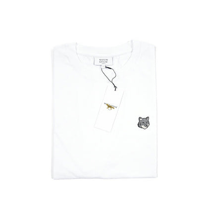 26SS MAISON KITSUNE オーガニックコットン100% 半袖Tシャツ / コンフォートフィット ホワイト(WHITE) XS | GUARDAROBA MILANO OFFICIAL STORE
