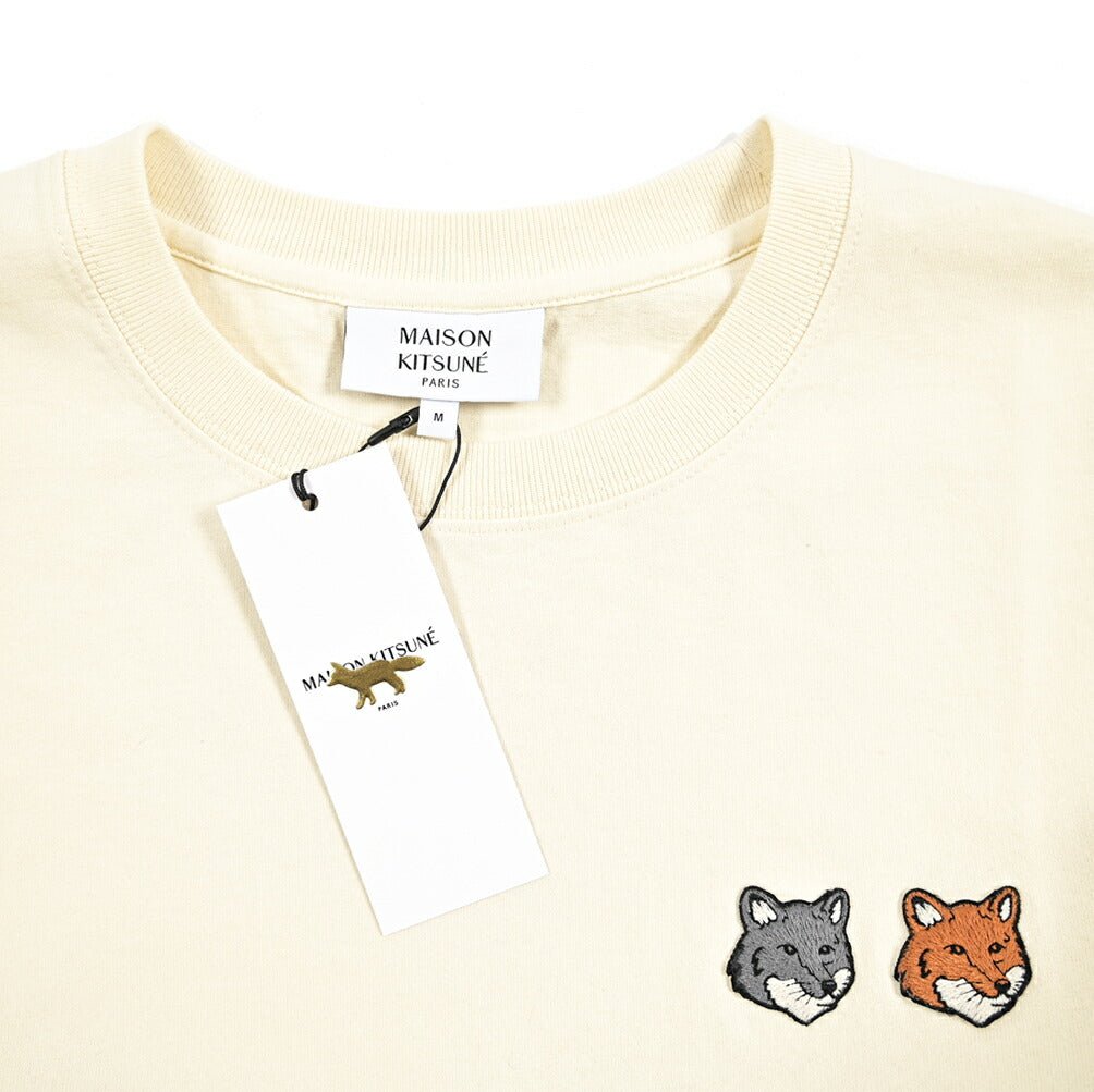 26SS MAISON KITSUNE オーガニックコットン100% 刺繍パッチ 半袖Tシャツ｜435823-XS｜GUARDAROBA MILANO OFFICIAL STORE