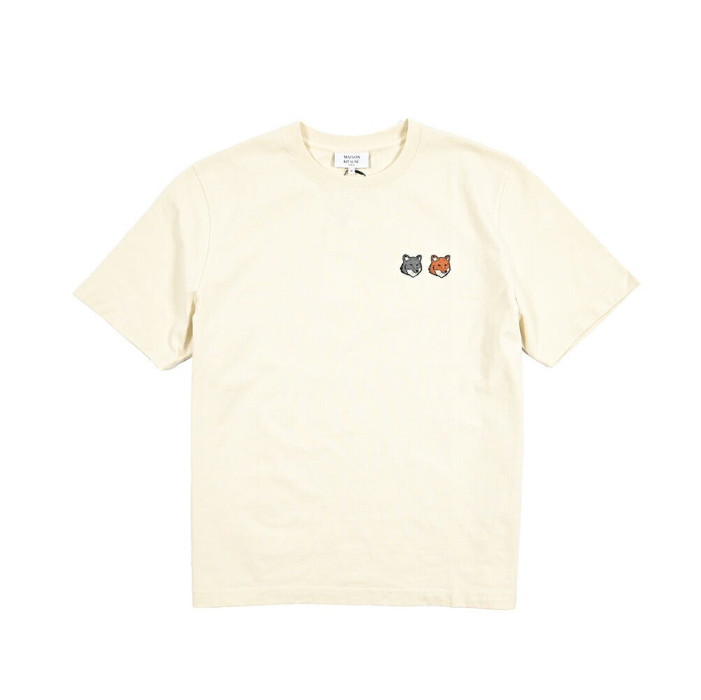 26SS MAISON KITSUNE オーガニックコットン100% 刺繍パッチ 半袖Tシャツ｜435823-XS｜GUARDAROBA MILANO OFFICIAL STORE