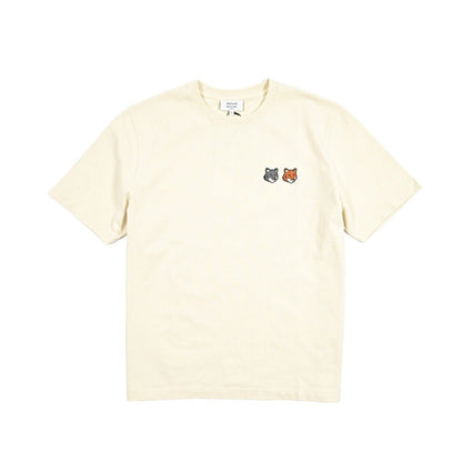 26SS MAISON KITSUNE オーガニックコットン100% 刺繍パッチ 半袖Tシャツ｜435823-XS｜GUARDAROBA MILANO OFFICIAL STORE