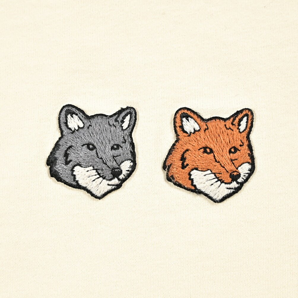 26SS MAISON KITSUNE オーガニックコットン100% 刺繍パッチ 半袖Tシャツ｜435823-XS｜GUARDAROBA MILANO OFFICIAL STORE