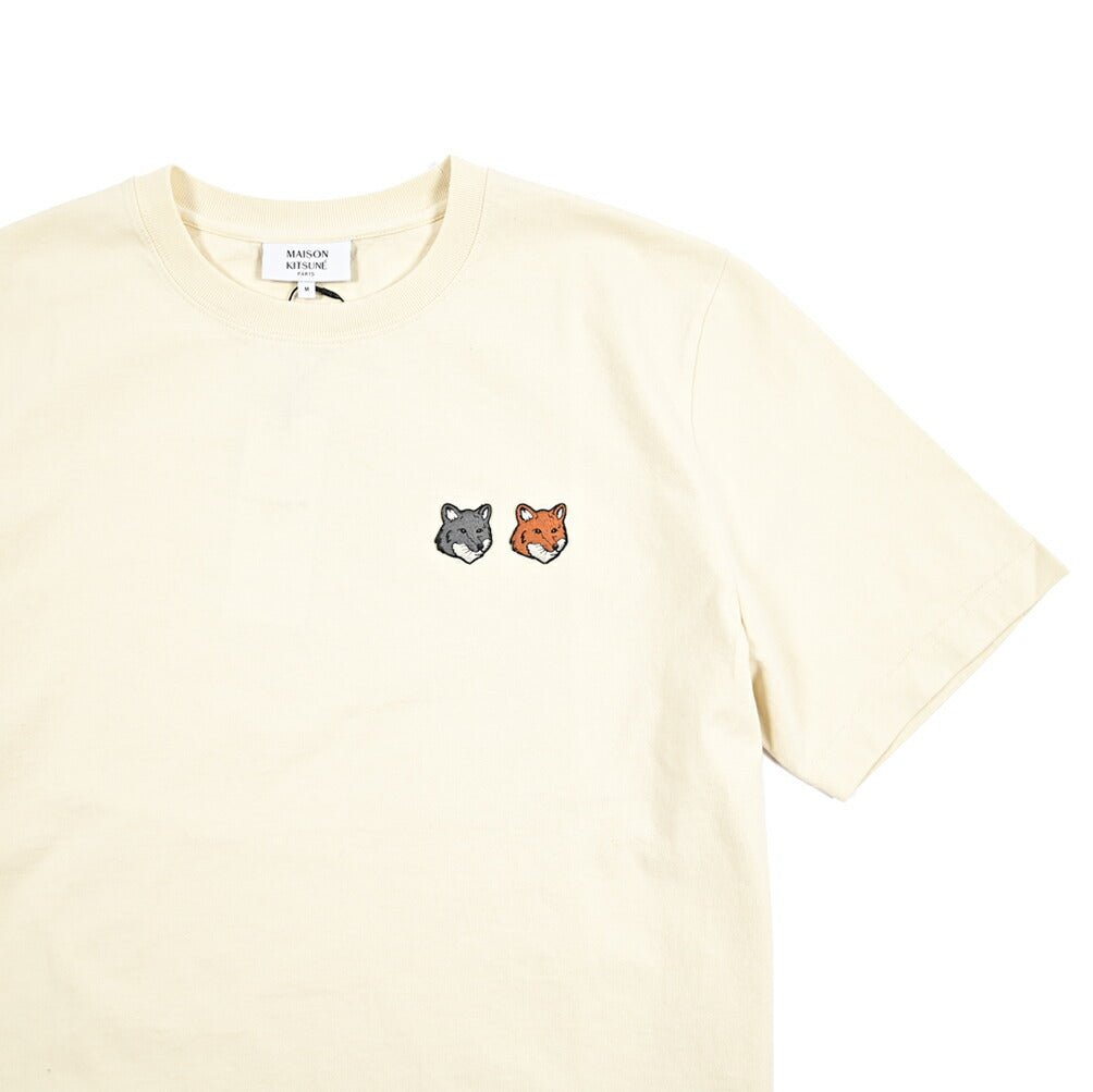 26SS MAISON KITSUNE オーガニックコットン100% 刺繍パッチ 半袖Tシャツ｜435823-XS｜GUARDAROBA MILANO OFFICIAL STORE