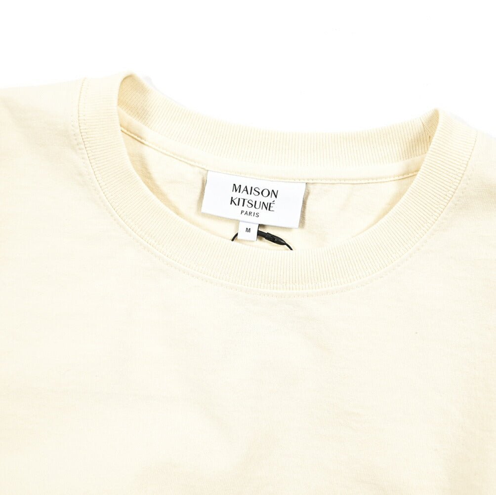 26SS MAISON KITSUNE オーガニックコットン100% 刺繍パッチ 半袖Tシャツ｜435823-XS｜GUARDAROBA MILANO OFFICIAL STORE