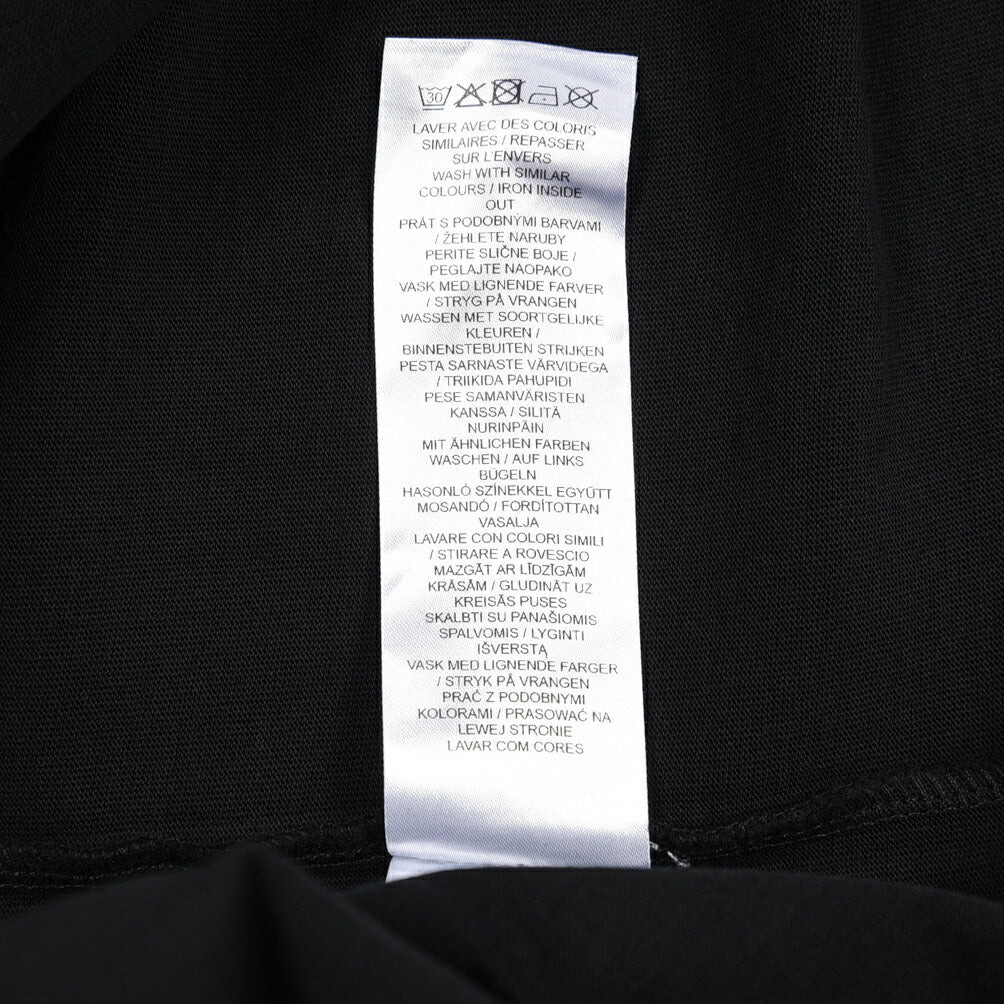 26SS MAISON KITSUNE オーガニックコットン100% オーバーサイズTシャツ ブラック(BLACK) XS | GUARDAROBA MILANO OFFICIAL STORE
