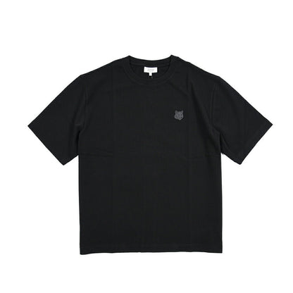 26SS MAISON KITSUNE オーガニックコットン100% オーバーサイズTシャツ ブラック(BLACK) XS | GUARDAROBA MILANO OFFICIAL STORE