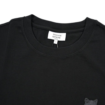 26SS MAISON KITSUNE オーガニックコットン100% オーバーサイズTシャツ ブラック(BLACK) XS | GUARDAROBA MILANO OFFICIAL STORE