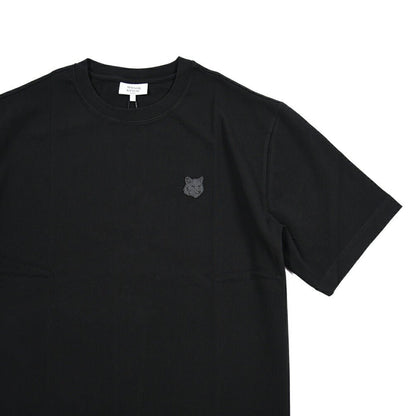 26SS MAISON KITSUNE オーガニックコットン100% オーバーサイズTシャツ ブラック(BLACK) XS | GUARDAROBA MILANO OFFICIAL STORE
