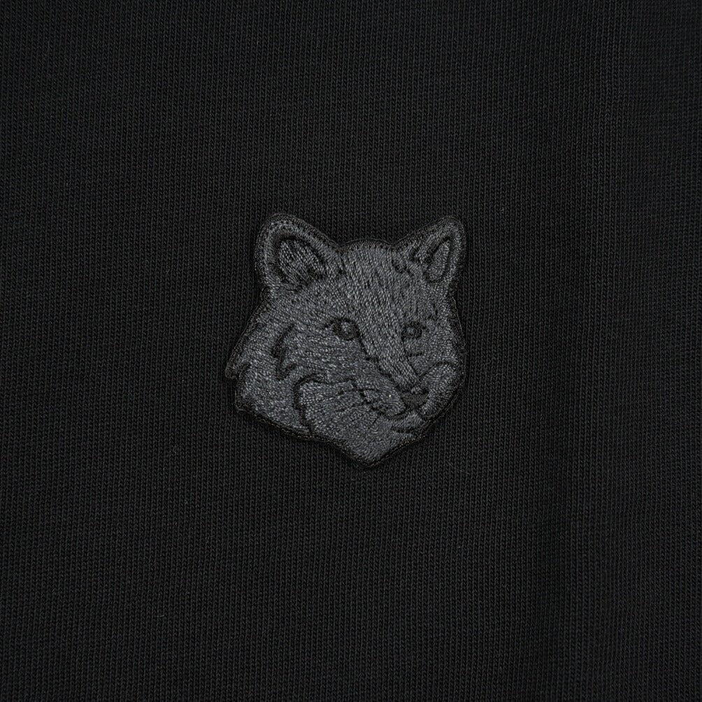26SS MAISON KITSUNE オーガニックコットン100% オーバーサイズTシャツ ブラック(BLACK) XS | GUARDAROBA MILANO OFFICIAL STORE