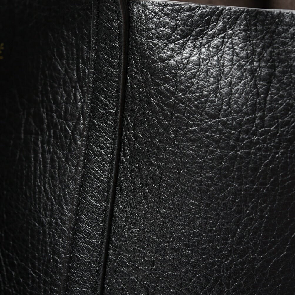 26SS MAISON KITSUNE レザートートバッグ ブラック(BLACK) H39cm×W32cm×D15cm | GUARDAROBA MILANO OFFICIAL STORE