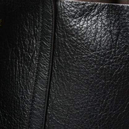 26SS MAISON KITSUNE レザートートバッグ ブラック(BLACK) H39cm×W32cm×D15cm | GUARDAROBA MILANO OFFICIAL STORE