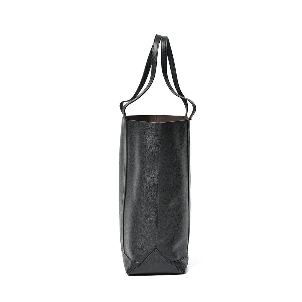 26SS MAISON KITSUNE レザートートバッグ ブラック(BLACK) H39cm×W32cm×D15cm | GUARDAROBA MILANO OFFICIAL STORE