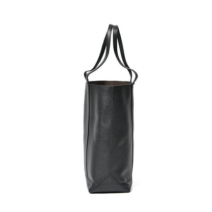 26SS MAISON KITSUNE レザートートバッグ ブラック(BLACK) H39cm×W32cm×D15cm | GUARDAROBA MILANO OFFICIAL STORE
