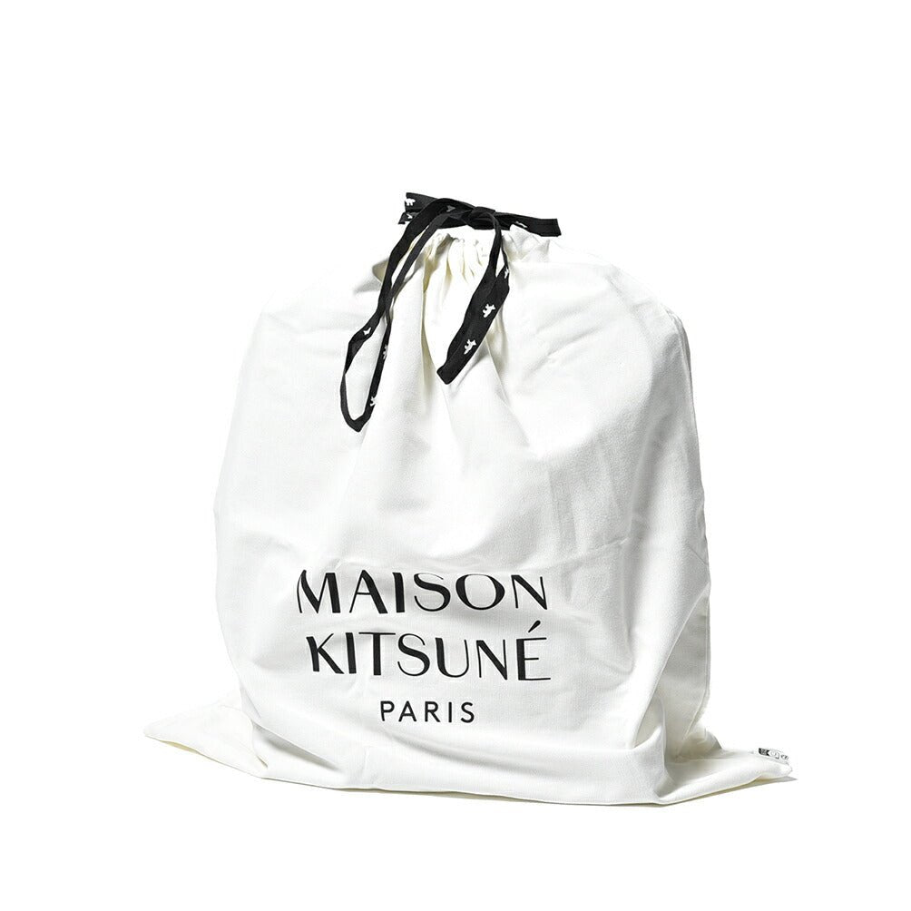 26SS MAISON KITSUNE レザートートバッグ グレージュ(TAUPE GRAY) H39cm×W32cm×D15cm | GUARDAROBA MILANO OFFICIAL STORE