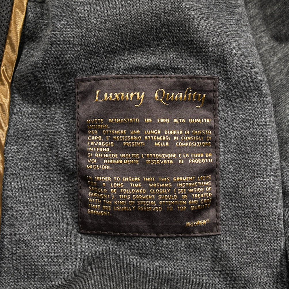 26SS MOORER CARLOS - URP パンチングレザー ボンバージャケット｜436736-52｜GUARDAROBA MILANO OFFICIAL STORE